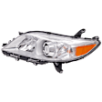 2019 Toyota Sienna - Driver Side Halogen Headlight, With bulb(s), For Models Without LED Daytime Running Lights, OE Replacement, CAPA Certified