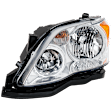 Driver Side Headlight, with Bulb, Halogen, 6 Cyl., 3.5L Engine, CAPA CERTIFIED