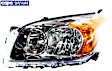 Driver Side Headlight, with Bulb, Halogen, Sport Model, USA Built Vehicle, CAPA CERTIFIED