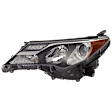 2013 Toyota RAV4 - Driver Side Halogen Headlight, With bulb(s), USA Built Vehicle, OE Replacement, CAPA Certified