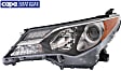 2013 Toyota RAV4 - Driver Side Halogen Headlight, With bulb(s), USA Built Vehicle, OE Replacement, CAPA Certified