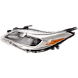 Driver Side Halogen Headlight, With bulb(s), OE comparable