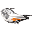Driver Side Halogen Headlight, With bulb(s), OE comparable