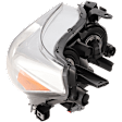 Driver Side Halogen Headlight, With bulb(s), OE comparable