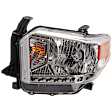 Driver Side Headlight, with Bulb, Halogen, SR/SR5/Limited Models, with Level Adjuster