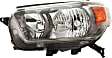 Driver Side Headlight, without Bulb, Halogen, Trail/SR5 Models, with Trail Package