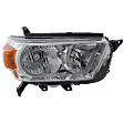 Passenger Side Headlight, without Bulb, Halogen, Limited/SR5 Models, without Trail Package