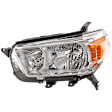 Driver Side Headlight, without Bulb, Halogen, Limited/SR5 Models, without Trail Package, CAPA CERTIFIED