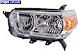 Driver Side Headlight, without Bulb, Halogen, Limited/SR5 Models, without Trail Package, CAPA CERTIFIED