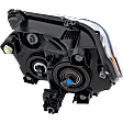Passenger Side Headlight, with Bulb, Halogen, Clear Lens, CAPA Certified