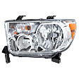 Driver Side Headlight, with Bulb, Halogen, Clear Lens, CAPA Certified