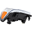 Driver Side Headlight, with Bulb, Halogen, Clear Lens, CAPA Certified