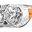 Driver Side Headlight, with Bulb, Halogen, Clear Lens, CAPA Certified