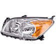 Driver Side Headlight, with Bulb, Halogen, Base/Limited Model, USA Built Vehicle, CAPA CERTIFIED