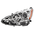 Driver Side Headlight, with Bulb, Halogen, Clear Lens, 4 Cyl., 1.5L Engine, CAPA Certified