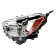 Driver Side Headlight, with Bulb, Halogen, Clear Lens, 4 Cyl., 1.5L Engine, CAPA Certified