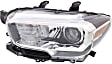 Driver Side Headlight, with Bulb, Halogen, without LED Daytime Running Lights, with Fog Lights