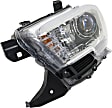 Driver Side Headlight, with Bulb, Halogen, without LED Daytime Running Lights, with Fog Lights, CAPA Certified