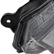 Driver Side Headlight, with Bulb, Halogen, Chrome Interior, without LED DRL, CAPA Certified