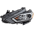 Driver Side Headlight, with Bulb, Halogen, Chrome Interior, without LED DRL, CAPA Certified