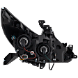 Driver Side Headlight, with Bulb, Halogen, Chrome Interior, without LED DRL, CAPA Certified
