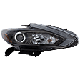 Passenger Side Headlight, with Bulb, Halogen, Smoke Interior, without LED DRL