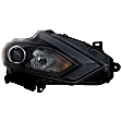 Passenger Side Headlight, with Bulb, Halogen, Smoke Interior, without LED DRL