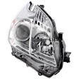 Passenger Side Headlight, without Bulb, Halogen, Clear Lens, 4 Cyl., 1.8L Engine