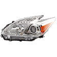 Driver Side Headlight, without Bulb, Halogen, Clear Lens, 4 Cyl., 1.8L Engine