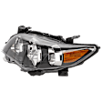 Driver Side Headlight, with Bulb, Halogen, S/XRS Models, North America Built Vehicle, CAPA CERTIFIED