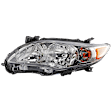 Driver Side Headlight, with Bulb, Halogen, Base/CE/L/LE Models, North America Built Vehicle