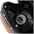 Driver Side Headlight, with Bulb, Halogen, Base/CE/L/LE Models, North America Built Vehicle