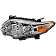 Driver Side Headlight, with Bulb, Halogen, Base/CE/L/LE Models, North America Built Vehicle, CAPA CERTIFIED