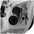 Passenger Side Headlight, with Bulb, Halogen, L/LE/XLE/Hybrid Models
