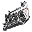 Driver Side Headlight, with Bulb, Halogen, L/LE/XLE/Hybrid Models