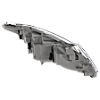 Driver Side Headlight, with Bulb, Halogen, L/LE/XLE/Hybrid Models