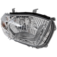 Passenger Side Headlight, with Bulb, Halogen, Base/Limited/SE Model, USA Built Vehicle, CAPA CERTIFIED