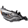 Passenger Side LED Headlight, With bulb(s), Clear Lens, 4 Cyl., 1.8L Engine, OE Replacement, CAPA Certified