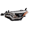Driver Side Headlight, with Bulb, LED, Clear Lens, 4 Cyl., 1.8L Engine