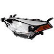 Driver Side Headlight, with Bulb, LED, Clear Lens, 4 Cyl., 1.8L Engine