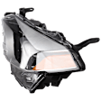 Driver Side Headlight, with Bulb, LED, Clear Lens, 4 Cyl., 1.8L Engine