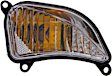 Front, Passenger Side Turn Signal Light, With bulb(s), CAPA Certified