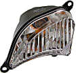 Front, Driver Side Turn Signal Light, With bulb(s), CAPA Certified