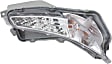 Front, Passenger Side Turn Signal Light, With bulb(s)