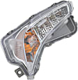 Front, Driver Side Turn Signal Light, With bulb(s)