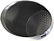 Front, Driver Side Fog Light Cover, Black