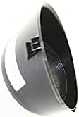 Front, Driver Side Fog Light Cover, Black