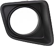 Front, Passenger Side Fog Light Trim, Textured Black