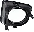 Front, Passenger Side Fog Light Trim, Textured Black