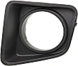 Driver Side Fog Light Trim, Textured Black